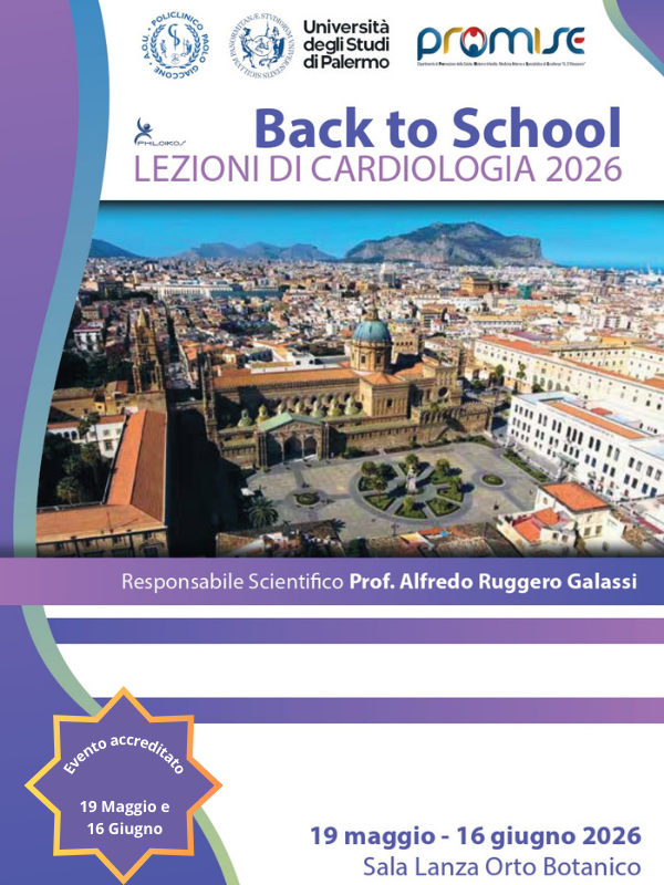Programma Back to School LEZIONI DI CARDIOLOGIA 2026 - accreditato
